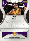 2019-20 Kobe Bryant Panini Prizm Basketball Red White and Blue #8 Los Angeles Lakers