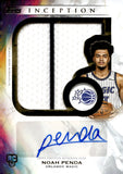 2025-26 Noah Penda Rookie Auto Autograph Relic Topps Inception Basketball Jumbo Relic Autograph #RJ-NP Orlando Magic