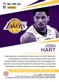 2017-18 Josh Hart Auto Autograph Panini Absolute Basketball 62/99 #AR-JH Los Angeles Lakers