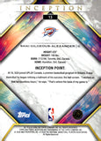 2025-26 Shai Gilgeous-Alexander Topps Inception Basketball 17/99 #13 Oklahoma City Thunder