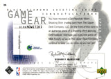 2000-01 Dirk Nowitzki Relic Upper Deck Black Diamond Basketball Game Gear Relic #DN Dallas Mavericks