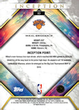2025-26 Mikal Bridges Topps Inception Basketball Gold Foil 02/50 #83 New York Knicks