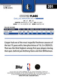 2025-26 Cooper Flagg Topps Flagship Basketball Rookie #201 Dallas Mavericks 16