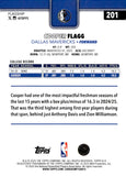 2025-26 Cooper Flagg Topps Flagship Basketball Rookie #201 Dallas Mavericks 11