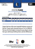 2025-26 Cooper Flagg Topps Flagship Basketball Rookie #201 Dallas Mavericks 8