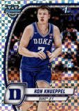 2025 Kon Knueppel Topps Bowman Chrome University Basketball 1st Bowman Xfractor #48 Duke