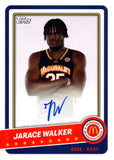 2022 Jarace Walker Auto Autograph Topps McDonald's All American Basketball #PA-JW Houston