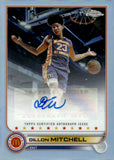 2022 Dillon Mitchell Auto Autograph Topps Chrome McDonald's All American Basketball Refractor #CA-DM TEXAS 1