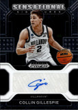 2022 Collin Gillespie Auto Autograph Panini Prizm Draft Picks Basketball ROOKIE RC #SS-CGI Villanova
