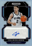 2022 Collin Gillespie Auto Autograph Panini Prizm Draft Picks Basketball ROOKIE RC Silver #DP-COL Villanova