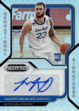 2021 Sandro Mamukelashvili Auto Autograph Panini Prizm Draft Picks Basketball ROOKIE RC Silver  #SS-SMA Seton Hall