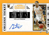 2019 Grant Williams Auto Autograph Panini Contenders Draft Picks Basketball ROOKIE RC #75 Tennessee Volunteers