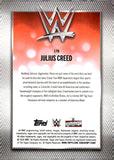2026 Julius Creed Topps Chrome WWE Gold Refractor 37/50 #178 Monday Night Raw