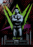 2025 Ethan Page Topps Finest WWE Common Red/Black Vapor Refractor 10/25 #22 NXT