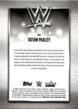 2026 Tatum Paxley Topps Chrome WWE Pink Refractor 250/250 #191 NXT