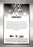 2026 Tatum Paxley Topps Chrome WWE Magenta Refractor 032/399 #191 NXT