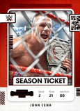 2023 John Cena Panini Chronicles WWE Red Contenders Season Ticket 177/199 #104 Legends