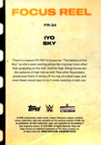 2026 Iyo Sky Topps Chrome WWE Logofractor Focus Reel Gold Logofractor 49/50 #FR-34 Monday Night Raw