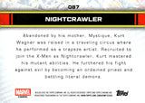 2026 Nightcrawler Topps Marvel Chrome Spider-Web Red/Blue Refractor 40/62 #087