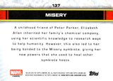 2026 Misery Topps Marvel Chrome Purple Shimmer Refractor 31/75 #137