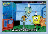2025 Squidward Tentacles Topps Chrome SpongeBob SquarePants 25th Anniversary Refractor #23