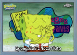 2025 SpongeBob's Nose Flute Topps Chrome SpongeBob SquarePants 25th Anniversary Refractor #200
