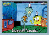 2025 Squidward Tentacles Topps Chrome SpongeBob SquarePants 25th Anniversary Refractor #23