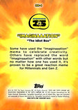 2025 IMAGINAAATION The Idiot Box Topps Chrome SpongeBob SquarePants 25th Anniversary Masterful Memes MM-4 2