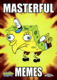 2025 MOCKING SPONGEBOB Little Yellow Box Topps Chrome SpongeBob SquarePants 25th Anniversary Masterful Memes MM-5 1