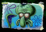 2025 DOES THIS LOOK UNSURE TO YOU? Topps Chrome SpongeBob SquarePants 25th Anniversary Gross Out GO-9