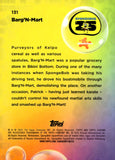 2025 Barg'N-Mart Topps Chrome SpongeBob SquarePants 25th Anniversary Aqua Lava Refractor 160/199 #131
