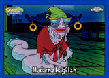 2025 Madame Hagfish Topps Chrome SpongeBob SquarePants 25th Anniversary Blue Refractor 003/150 #104