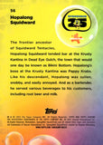 2025 Hopalong Squidward Topps Chrome Sapphire SpongeBob SquarePants 25th Anniversary Green Sapphire 28/99 #56