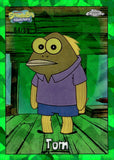 2025 Tom Topps Chrome Sapphire SpongeBob SquarePants 25th Anniversary Green Sapphire 64/99 #116
