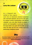 2025 Larry the Lobster Topps Chrome Sapphire SpongeBob SquarePants 25th Anniversary Green Sapphire 48/99 #12