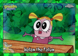 2025 Helen the Felon Topps Chrome Sapphire SpongeBob SquarePants 25th Anniversary Green Sapphire 62/99 #170