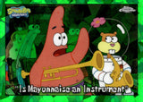 2025 Is Mayonnaise an Instrument? Topps Chrome Sapphire SpongeBob SquarePants 25th Anniversary Green Sapphire 62/99 #69