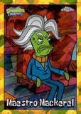 2025 Maestro Mackerel Topps Chrome Sapphire SpongeBob SquarePants 25th Anniversary Gold Sapphire 41/50 #192