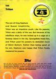 2025 Triton Topps Chrome Sapphire SpongeBob SquarePants 25th Anniversary Gold Sapphire 10/50 #196