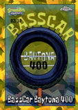 2025 BassCar Baytona 400 Topps Chrome Sapphire SpongeBob SquarePants 25th Anniversary Gold Sapphire 02/50 #155