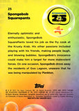 2025 SpongeBob SquarePants Topps Chrome SpongeBob SquarePants 25th Anniversary #25 9