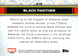 2026 Black Panther Topps Chrome Marvel Pink Refractor 140/250 #015