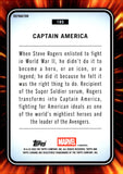 2025 Captain America Topps Chrome Marvel Refractor #185