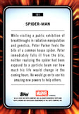 2025 Spider-Man Topps Chrome Marvel Yellow Lava Refractor #101