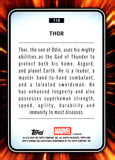 2025 Thor Topps Chrome Marvel Blue & Green Shimmer Refractor 125/199 #119