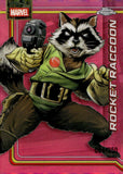 2026 Rocket Raccoon Topps Chrome Marvel Pink Refractor 084/250 #098