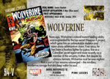 2024 Wolverine Upper Deck Marvel Masterpieces '92 Platinum Variant Covers Pink Lasers 196/692 #94-V