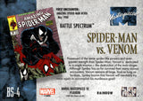 2024 Spider-Man Vs Venom Upper Deck Marvel Masterpieces '92 Platinum Battle Spectrum #BS-4