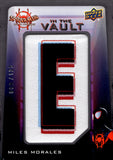 2025 Miles Morales Relic Upper Deck Spider-Man: Into The  Spider-Verse In The Vault Letter Relic 006/125 #VLP-02