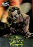 2025 The Joker Upper Deck Skybox Metal Universe Batman The Clown Prince of Crime #CPC-23 Lenticular (edge chipping)